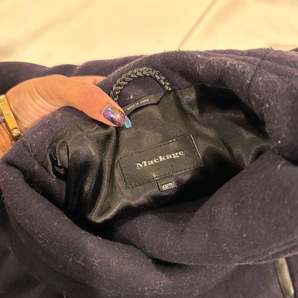 Mackage Navy Jacket - Picture 6 of 11